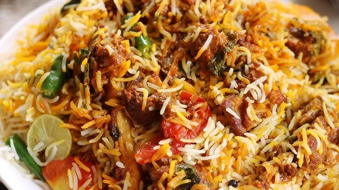 Halal food delivery Houston Mutton Biryani